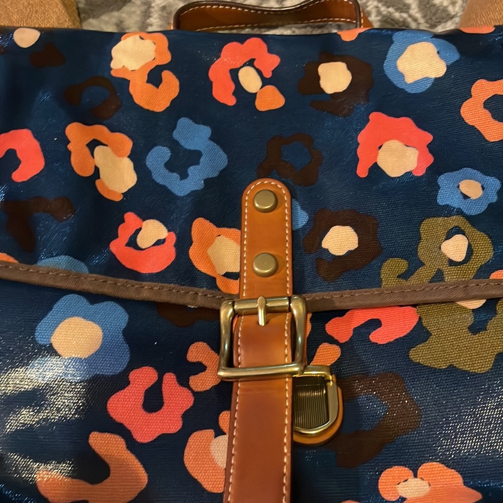 Beautiful Abstract Colorful Fossil Crossbody With… - image 3